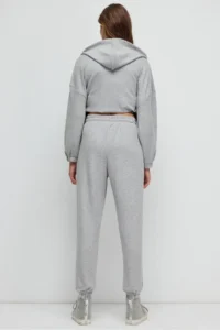 No Matter What Women's Soft Textured Waist Adjustable Sweatpants with Elastic Legs - Image 6