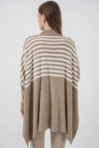 Bigdart 15783 slit Poncho Sweater - A. Mink - Image 6