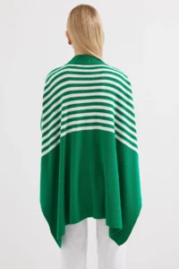 Bigdart 15783 slit Poncho Sweater - F. Green - Image 7