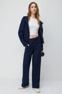 No Matter What Women's Zippered Hooded Sweatshirt Knitwear Look Long Sleeve - Image 3