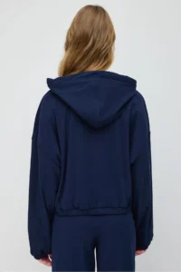 No Matter What Women's Zippered Hooded Sweatshirt Knitwear Look Long Sleeve - Image 6
