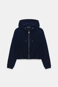 No Matter What Women's Zippered Hooded Sweatshirt Knitwear Look Long Sleeve - Image 7