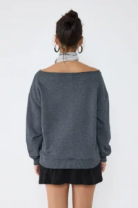 No Matter What Women's Brooklyn Letter Sweatshirt Crew Neck Long Sleeve 100% Cotton Comfortable Cut - Image 4
