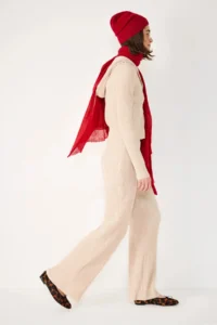 No Matter What Elastic Waist Ribbed Soft Pants - Image 2