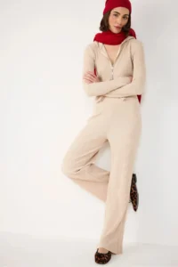 No Matter What Elastic Waist Ribbed Soft Pants - Image 3