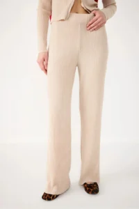 No Matter What Elastic Waist Ribbed Soft Pants - Image 4