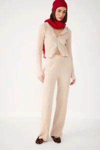 No Matter What Elastic Waist Ribbed Soft Pants - Image 6