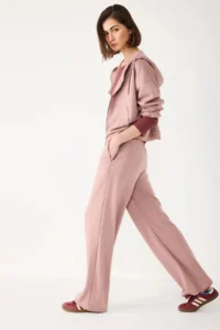 No Matter What Women Casual Pants Plain Cut Cotton double pocket - Image 3