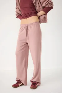 No Matter What Women Casual Pants Plain Cut Cotton double pocket - Image 4