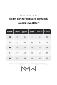 No Matter What Women's Half Zipper Sweatshirt Long Sleeve with Modal Content - Image 8