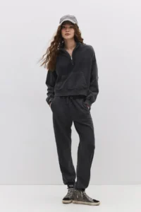 No Matter What Women's Jogger Sweatpants Faded Effect Cotton Elastic Legs