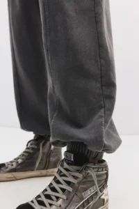 No Matter What Women's Balloon Pants Elastic Leg Cotton Sweatpants - Image 4
