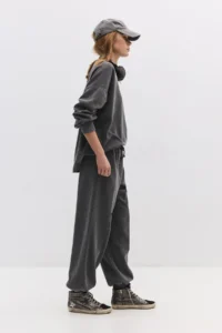 No Matter What Women's Balloon Pants Elastic Leg Cotton Sweatpants - Image 5