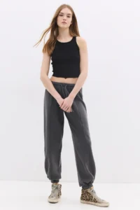No Matter What Women's Balloon Pants Elastic Leg Cotton Sweatpants - Image 2