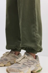 No Matter What Women's Balloon Pants Elastic Leg Cotton Sweatpants - Image 4