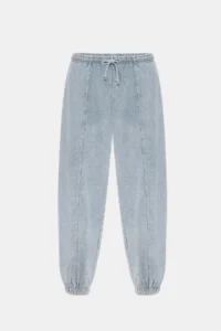 No Matter What Women's Balloon Pants Elastic Leg Cotton Sweatpants