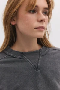 No Matter What Women's Basic Sweatshirt Crew Neck Long Sleeve 100% Cotton Combed - Image 3