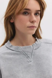 No Matter What 100% Cotton Basic Combed Cotton Sweatshirt - Image 3
