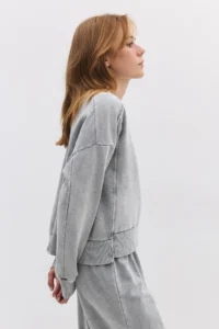 No Matter What 100% Cotton Basic Combed Cotton Sweatshirt - Image 5