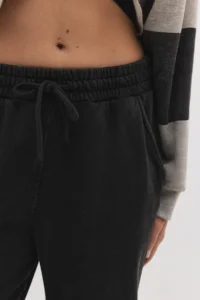 No Matter What Women Wide Leg Pants Elastic Waist Cotton - Image 4