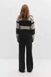 No Matter What Women Wide Leg Pants Elastic Waist Cotton - Image 5