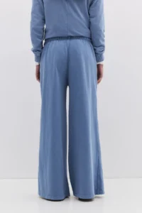 No Matter What Women's Wide Leg Sweatpants with Pockets Cotton 2 Threads Comfortable Cut - Image 5
