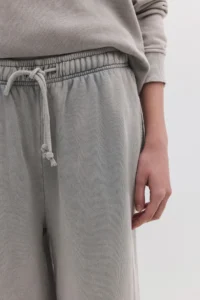 No Matter What Women's Wide Leg Sweatpants with Pockets Cotton 2 Threads Comfortable Cut - Image 3