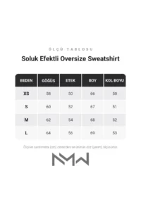 No Matter What Women's Oversize Sweatshirt Faded Effect Washed Crew Neck 100% Cotton - Image 3