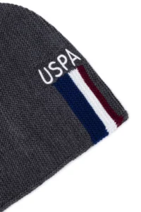 US Polo Assn. Men Anthracite Beanie - Image 3
