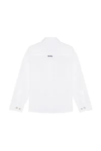 US Polo Assn. Boys' WHITE Long Sleeve Basic Shirt - Image 2