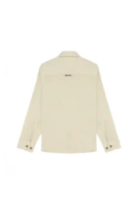 US Polo Assn. Boys' Dark Khaki Long Sleeve Basic Shirt - Image 2