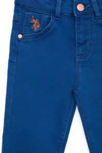 US Polo Assn. Girls' Light BLUE Jeans Pants - Image 5