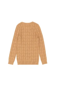 US Polo Assn. Boys' Sand Basic Crew Neck Sweater - Image 2