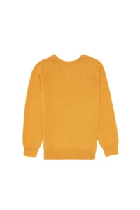 US Polo Assn. Boys' Mustard Basic V-Neck Sweater - Image 2