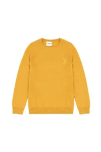 US Polo Assn. Boys' Mustard Crew Neck Basic Sweater
