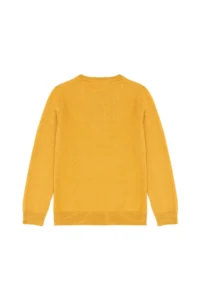 US Polo Assn. Boys' Mustard Crew Neck Basic Sweater - Image 2