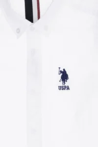 US Polo Assn. Boys' WHITE Long Sleeve Shirt - Image 3