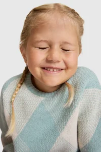 US Polo Assn. Girls' MINT Crew Neck Sweater - Image 2