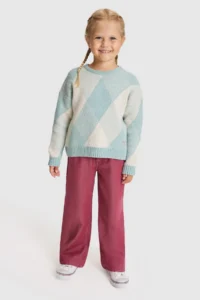 US Polo Assn. Girls' MINT Crew Neck Sweater - Image 4