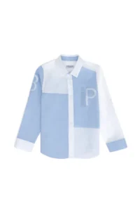 US Polo Assn. Boys' BLUE Long Sleeve Shirt - Image 2