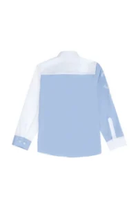 US Polo Assn. Boys' BLUE Long Sleeve Shirt - Image 3