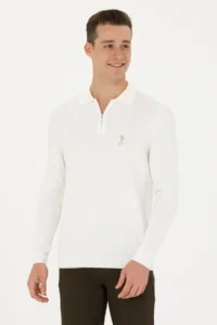 US Polo Assn. Men Ecru Sweater - Image 3