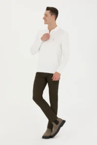 US Polo Assn. Men Ecru Sweater - Image 4