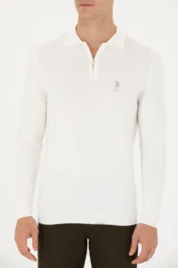 US Polo Assn. Men Ecru Sweater - Image 6