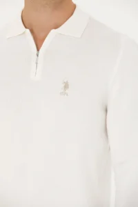 US Polo Assn. Men Ecru Sweater - Image 7