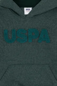 US Polo Assn. Boys' dark Green Basic Sweatshirt - Image 3