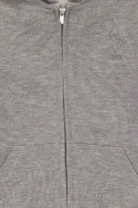 US Polo Assn. Boys' Gray Melange Basic Sweatshirt - Image 3