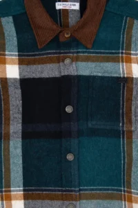US Polo Assn. Boys' dark Green Long Sleeve Shirt - Image 3