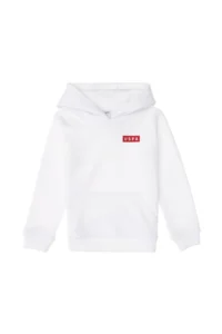 US Polo Assn. Boys' WHITE Hooded Sweatshirt - Image 4