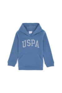 US Polo Assn. Girls' DARK BLUE Hooded Basic Sweatshirt - Image 3